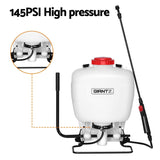 Giantz Weed Sprayer 15L Knapsack Backpack Plastic SPRAYER-15L-BACKPACK-WR-N
