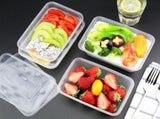 96pcs 2000ml Reusable Food Containers Plastic Meal Prep Storage w/ Lids - BPA Free V563-FC2000-8-12PK