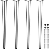 VEVOR Hairpin Table Legs 36 inch, Set of 4 DIY Desk Table Legs 3 Rods Heavy Duty V952-TZZT4PCS36YC3G001V0