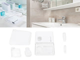 Portable Oral Care Toothpaste Box Shaver Beard Travel Kit Toiletries Storage BoxWhite Oral Care V1294-YM0901-3113200169711
