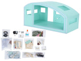 DIY Dollhouse Wood Miniature Furniture Kit with Musical Movement Valentine's Day Birthday Gifts V1294-YM0901-3117200184311