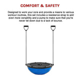 Gym Balance Core Ball with Resistance Strap V63-771405