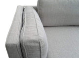 3 Seater Sofa Beige Fabric Modern Lounge Set for Living Room Couch with Wooden Frame V43-SOF-YOKBG3S