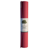 Jade Yoga Harmony Mat - Raspberry & Iron Flask Wide Mouth Bottle with Spout Lid, Fire, 32oz/950ml V398-JY-368RAS-IFB