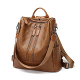 Backpack Purse for Women, PU Leather Anti Theft Travel Backpack Purse Shoulder Bags with V1192-AZ-W-9890