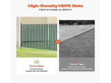 Bottom Locking Privacy Slats, Single-Wall Vertical Bottom-Locking Slats for Chain-Link Fence, V952-DBYSBTDBPE5FG3HV0V0