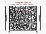 Metal Privacy Screen, 47" W x 72" H, Outdoor Privacy Screens & Panels, Freestanding Outdoor Divider V952-DLSHWYSPMJS7J715TV0