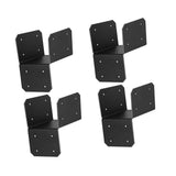 4Pcs Joist Anchors Connector Post Anchors Post Bracket Post Caps Tie Bracket Wooden house Hanger V1370-AZ4-12784