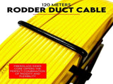 120M6MM Fish Tape Puller Fiberglass Wire Cable Running Duct Rodder V379-RODRDUCT612001