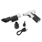 Electric Air Duster Blowing Suctioning Dual Purpose 120000 RPM 3000mAh 3 Gear Adjustable with 2 V1294-YM0901-3111240082211