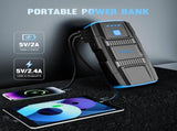 HEMINGSON 2000A Peak Battery Jump Starter Portable with 4 Modes LED Lights V413-HVJ01