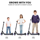 ROVO KIDS WhizKid Electric Scooter, Ages 5-11, Adjustable Height, AU Compliant, Lithium Battery, V219-TRNESCRVB1BA