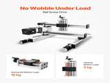 Linear Stage Actuator, 100 mm Effective Stroke, Ball Screw CNC Linear Motion Guide Rail, Double V952-SKZXBJQDQ16M5684B001V0