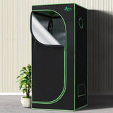 Green Fingers Grow Tent 70x70x160CM 1680D Hydroponics Kit Indoor Plant Room System GT-D-70X70X160-TOP