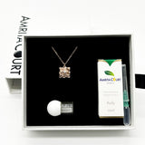 Gift Box - Chest Rose Gold Aroma Necklace Purify Oil Blend V760-GBAJ - 43