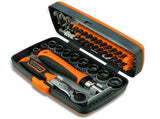 38-Piece Ratchet Screwdriver & Socket Wrench Set - Professional Multi-Bit Repair Tool Kit with V888-ELOSUNG35761