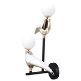 Modern Bird Wall Lamp Double Head Rotatable LED Wall Mounted Light for Living Room Bedroom Bedside V1294-YM0703-3119230065611