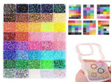 CozeLy DIY Rhinestones Bedazzling Kit 40 Color 3mm Flat Resin Jelly Gemstones with Glue Diamond Art V1370-AZ4-15661