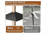 Metal Squirrel Baffle Post, Squirrel Proof Baffles Bird Feeder Poles, Outdoor Squirrel Guard V1370-AZ4-07528