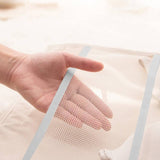 SOGA 2X White Double Sided Hanging Storage Bag Underwear Bra Socks Mesh Pocket Hanger Home Organiser SBOX26WHTX2