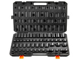 Impact Sockets Set 59pcs 6-Point 3/8" & 1/2" Drive Bit Ratchet Tool Kit V952-CJTTZJ1CRMO53W901V0