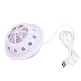 Mini Ultrasonic Dishwasher Portable USB Household Fruit Dishwasher for Home KitchenWhite V1294-YM0523-3113210186111