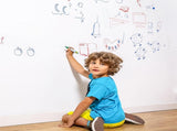 Dry Erase Sticker for Wall Tutuviw White Board Paper with 3 Markers Self-Adhesive Message Board V1189-WXFWAL-20260319-00592