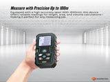 Tooleroo 100m Digital Laser Distance Measurer - LCD Area Volume Meter Tool V238-SUPDZ-41190050103376