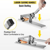 Stone Crab Cracker with 2 Picks, Aluminum & Stainless Steel Construction Shellfish Shucker, V952-QQJFXBDDWC609556RV0