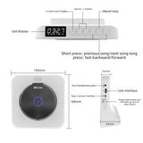 Home CD Player, Retro Gift, Music Album CD Player V1265-YP-02