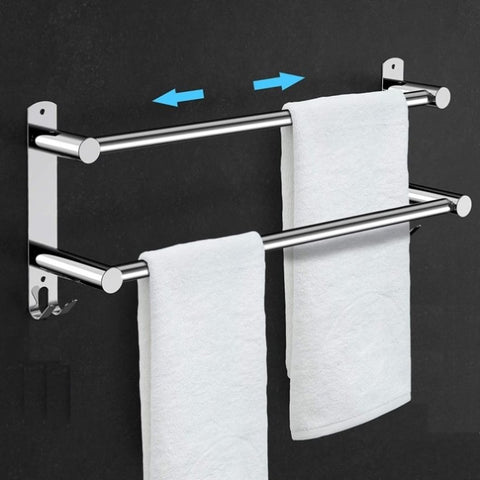 Stretchable 45-75 cm Towel Bar for Bathroom and Kitchen V178-29434