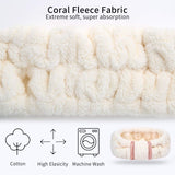 3 Pack Women's Spa Microfiber Skincare Headbands for Face Washing, Makeup Removal and More V1366-AZ2-W-24382