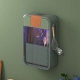 Wall Mounted UV Chopsticks Cage Multifunction Chopstick Draining Cleaning Holder Hot Air Drying V1294-YM0626-3118230013711