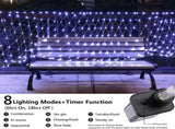 11.5ft x 5ft Christmas Net Lights Outdoor, 360 LED Net Lights with 8 Modes, Connectable, Timer, V1258-DP02-C-409