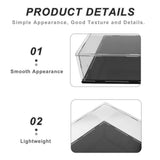 Acrylic Book Display Case, Black, Clear Protective Cover for Storage V1192-AZ-W-32985