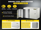 NEMA Steel Enclosure, 16 x 16 x 8'' NEMA 4X Steel Electrical Box, IP66 Waterproof & Dustproof, V952-DQXJSTCFS40X40X20V0
