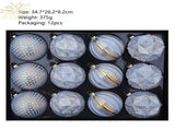 12-Piece Dopamine Christmas Ball Gift Set 8cm polystyrene, shatterproof and durable, V1232-DBAZSQ-SD-004