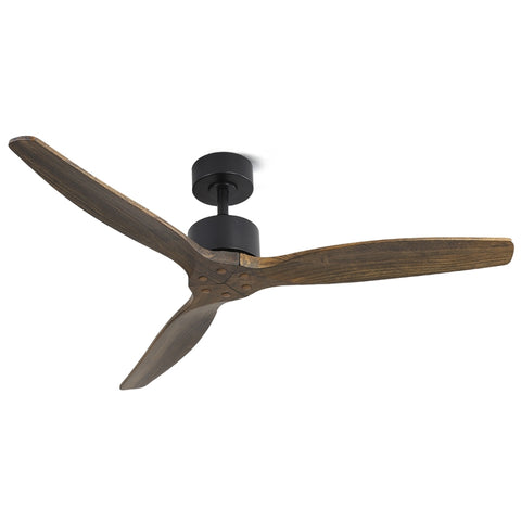 Devanti 52'' Ceiling Fan AC Motor 3 Blades w/Remote - Dark Wood CF-B-52-NL-142-DW