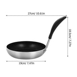 Nonstick Fry Pan Set, Aluminum Cookware for Kitchen Use, 10.5 Inch, Multi-Color, and Easy to Clean V1369-AZ3-W-16857