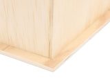 Bird House Paintable Unfinished Wood Bird Breeding Nesting Box for Pet Birds Rest Relax V1294-YM0901-3111240209311