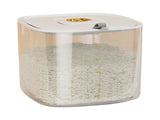 Sealed Rice Dispenser Dustproof Pest Prevention Cereal Container with Measuring Cup for Home Kitchen V1294-YM0901-3117230441611