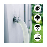 4 Pack Swimming Pool Replacement Hoses,1.25In Diameter Pool Filter Replacement Hoses for Above V1369-AZ3-W-11218