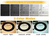 Illuminated Magnifying Glass with 72 LEDs, 8X/10X Magnification, New USB, 3 Colors, for Soldering V1366-AZ2-W-02227