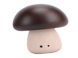 Small Wood Mushroom Lamp Night Light Cordless Bedside Touch Lamp USB Rechargeable 450mAh Battery Eye V1294-YM0901-3119240147011