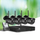 UL-tech Wireless CCTV Security System 8CH NVR 3MP 4 Bullet Cameras 2TB CCTV-WF-CLA-8C-4B-2T