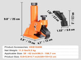 Manual Tire Bead Breaker, 96.5-106.7 mm Tires Changer Tool with Rubber Pad, Protect Aluminum Alloy V952-JQSTQPSJLHJLGPSH8V0
