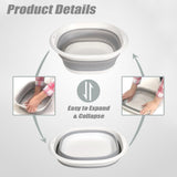 Foldable sink - Foldable basin - plastic sink - expandable water basin - portable food V1259-DP01-BO-190