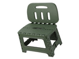 Folding Step Stool PP Thickened Portable Small Kids Step Stool with Handle for Outdoor Camping V1294-YM0901-3116240023214