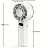 Hurricane Ice-Bag High-Speed Fan100-Speed Adjustable, Second-Level Cooling, Lightweight and V1232-SCFS001