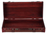 Antique Suitcase Portable Wooden Storage Chest Collection Ornaments Photography Props V1294-YM0714-3115210131311
